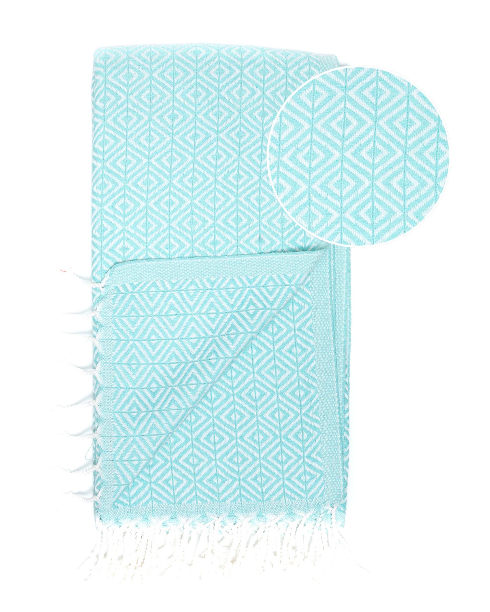 ELA Hammam Beach Towel, Spa Sauna Towel - Mint